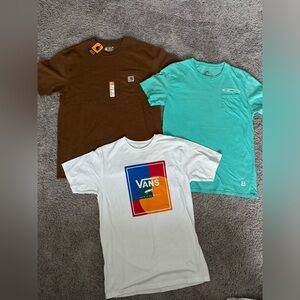 Men’s Carhartt, Vans, O’Neal tshirt bundle